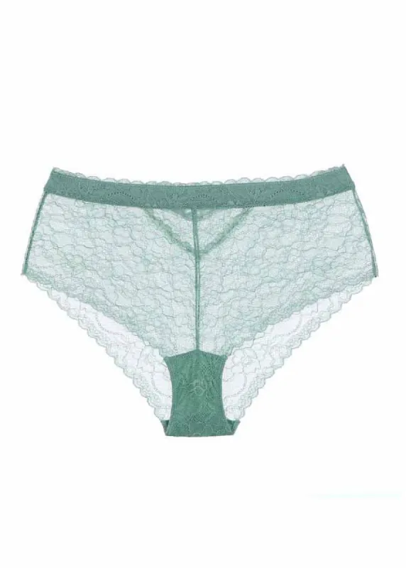 LILY Plus Sexy Recycled Lace High Waist Brief Panties sold by UCA Lingerie