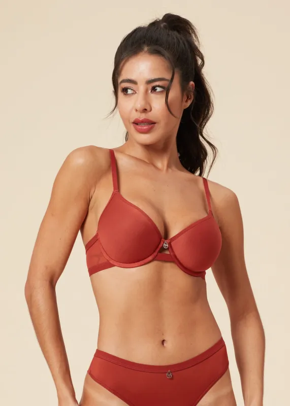 VANESSA Mesh Molded Cup T-shirt Bra sold by UCA Lingerie