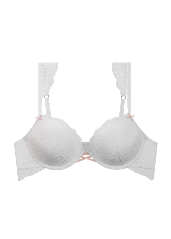 ARIA Push-Up Lace Underwired Demi Bra sold by UCA Lingerie product image thumbnail 5