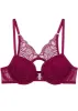 BILLIE Floral Lace Plunge Racerback Demi Bra sold by UCA Lingerie