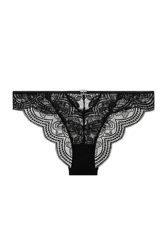 BELLA Plus Sexy Black Lace Briefs Panties sold by UCA Lingerie