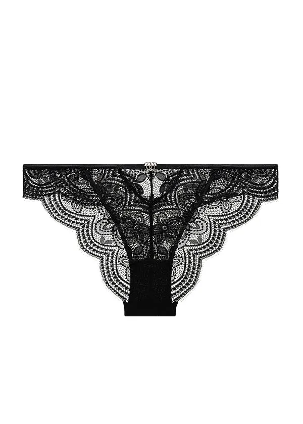 BELLA Sexy Black Lace Briefs Panties sold by UCA Lingerie product image thumbnail 5