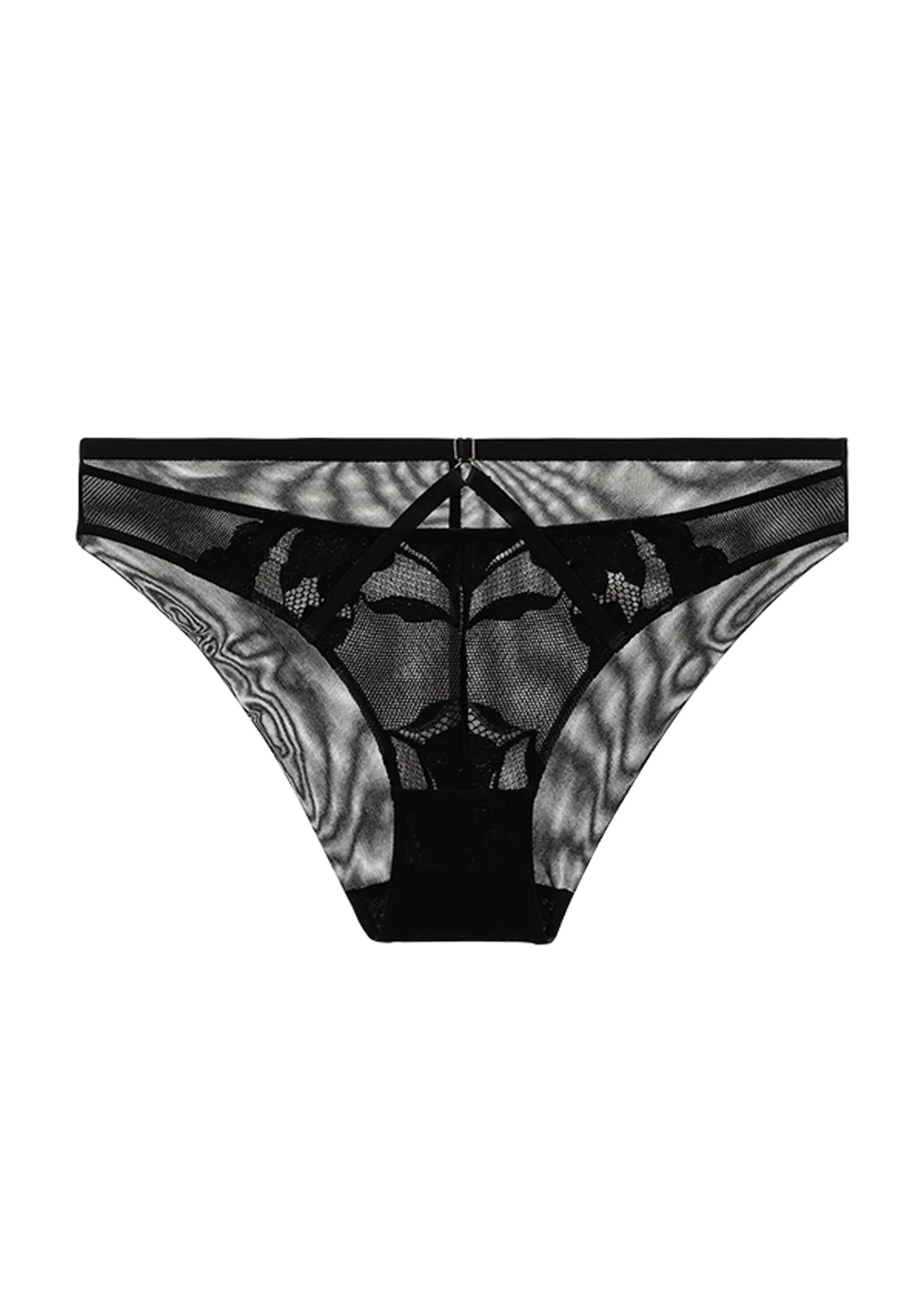 HEBE Plus Sexy Black Lace Brief Panties sold by UCA Lingerie