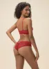 JANET Red Lace Wireless Triangle Molded Cup Bra sold by UCA Lingerie