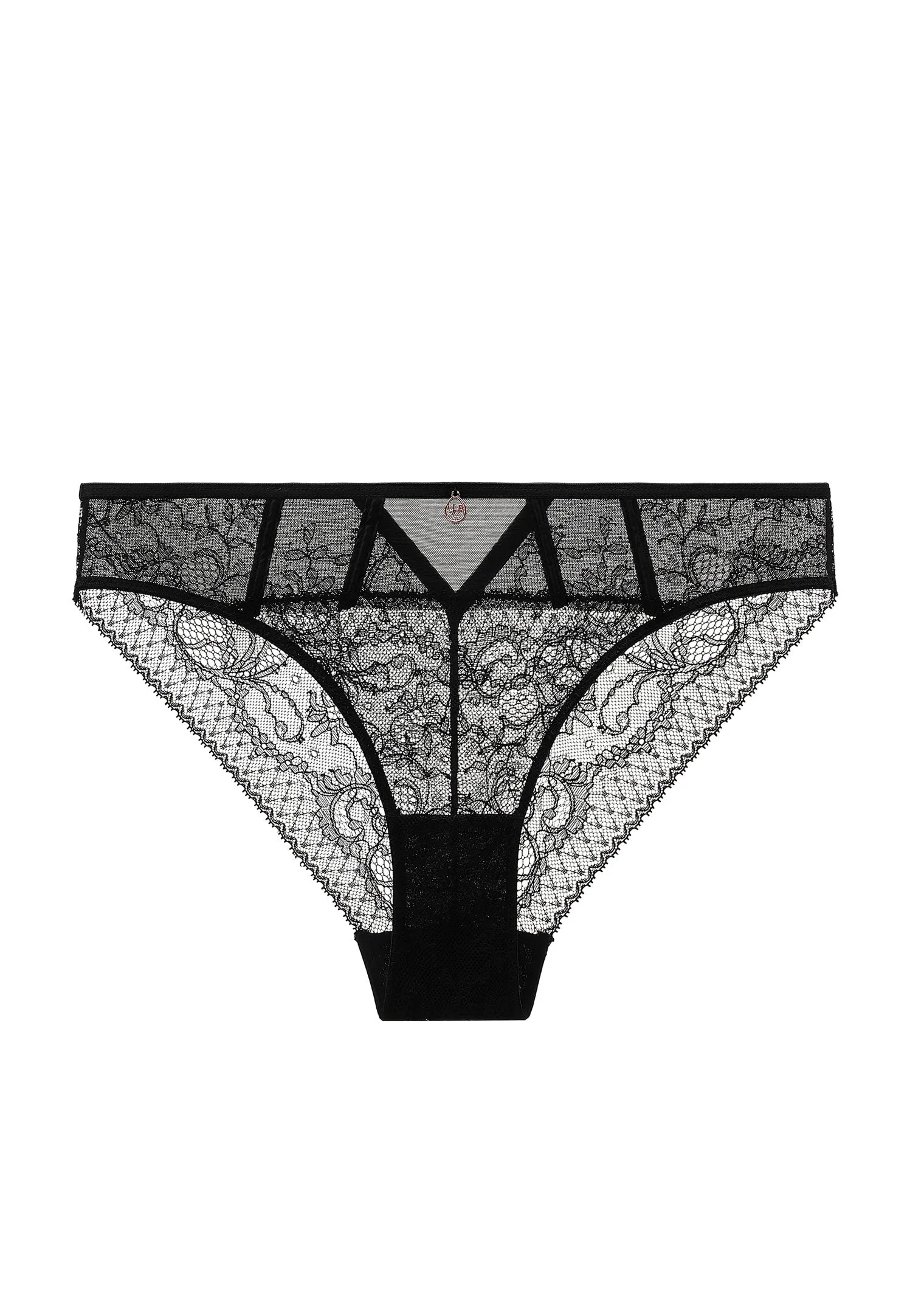 RITA Sexy Black Lace Brief Panties sold by UCA Lingerie product image thumbnail 5