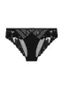 FLORA Plus Seductive Floral Black Lace Brief Panties sold by UCA Lingerie