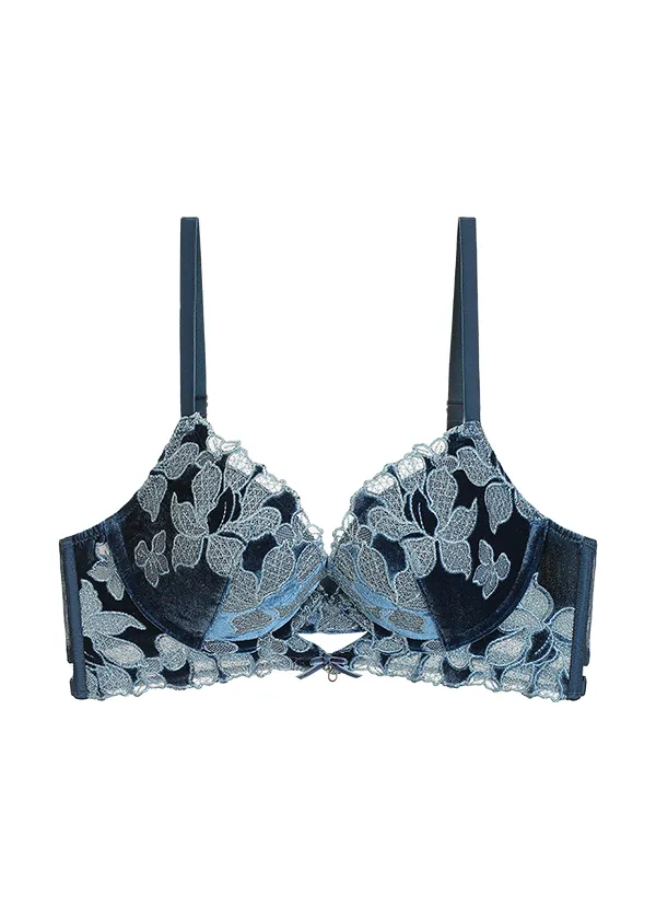 GLENN Lace Push-Up Underwired Molded Cup Demi Bra sold by UCA Lingerie product image thumbnail 5