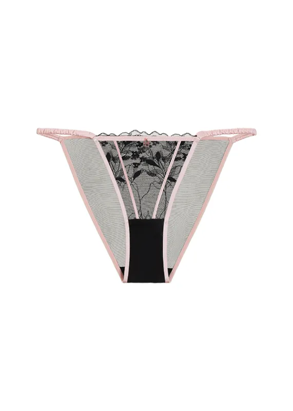 ELSA Plus Black Floral Lace Hipsters sold by UCA Lingerie