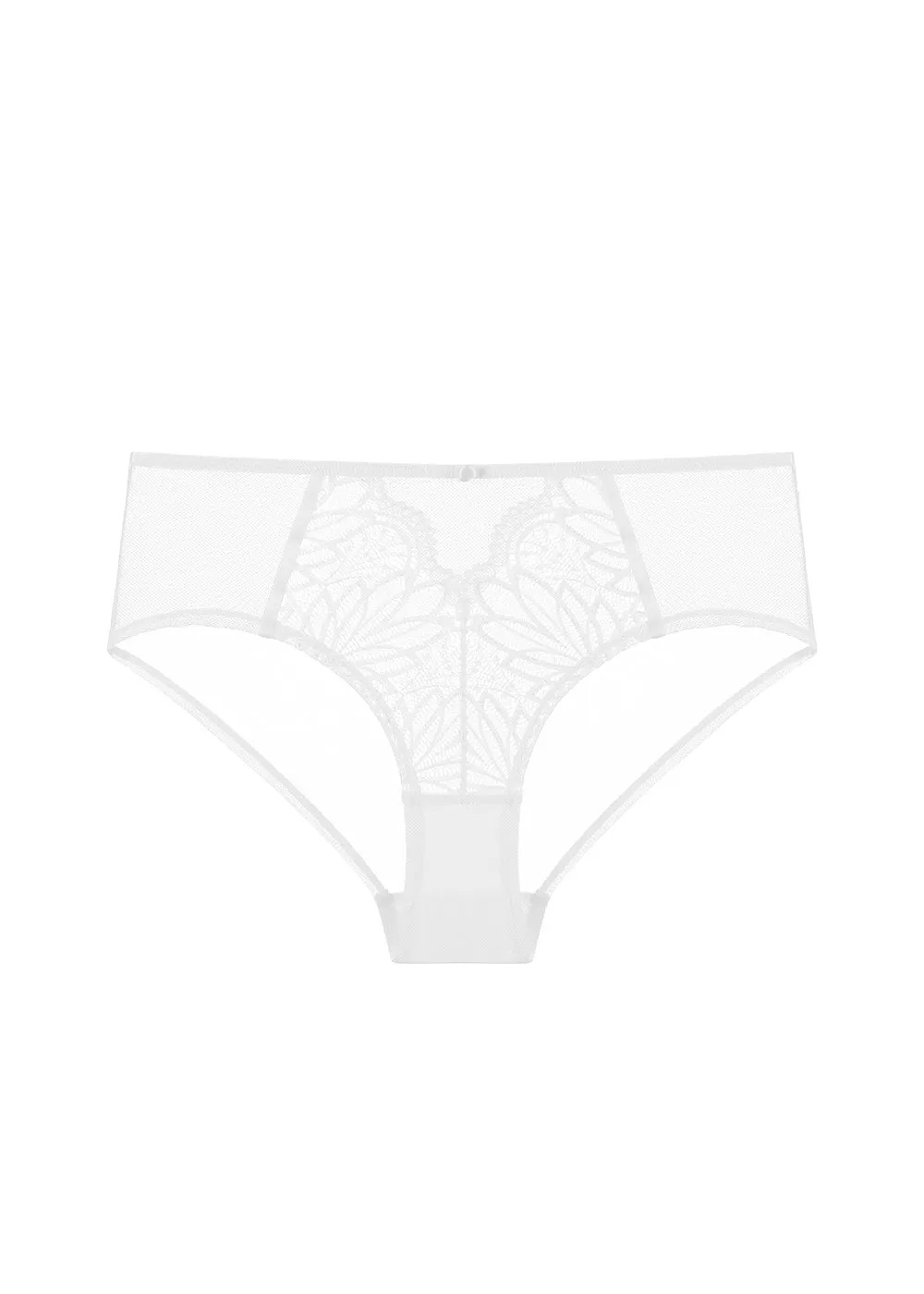 ABIGAIL Plus Leaf-Pattern Lace Boyshorts sold by UCA Lingerie
