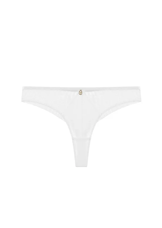 DARLEEN Plus Seductive Leaf-Pattern Lace Tanga Panties sold by UCA Lingerie
