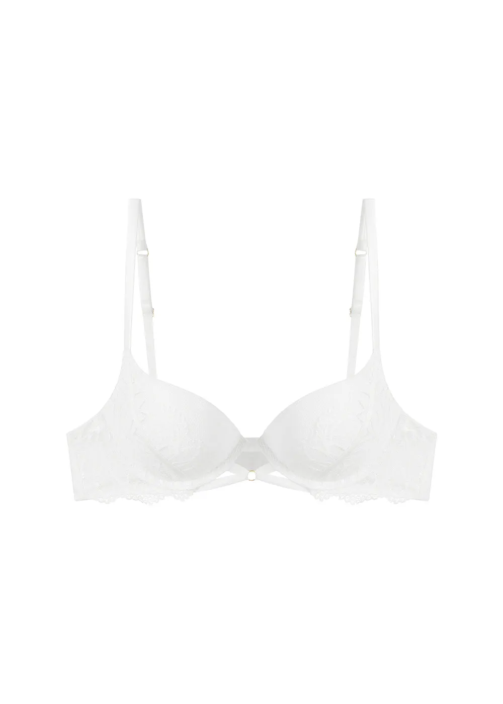 DARLEEN Plus Lace Push-Up Molded Cup Demi Bra sold by UCA Lingerie product image thumbnail 5