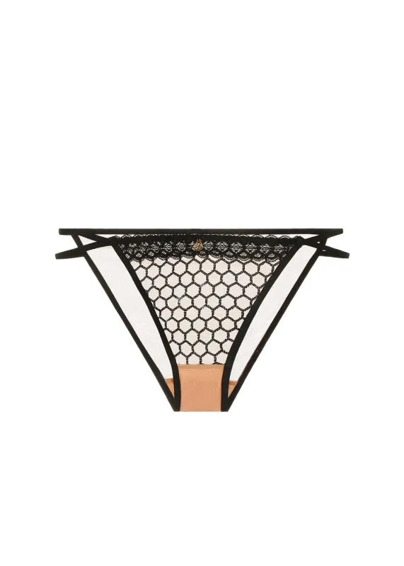 DAPHNE Plus Sparkling Nude Lace Hipster Panties sold by UCA Lingerie