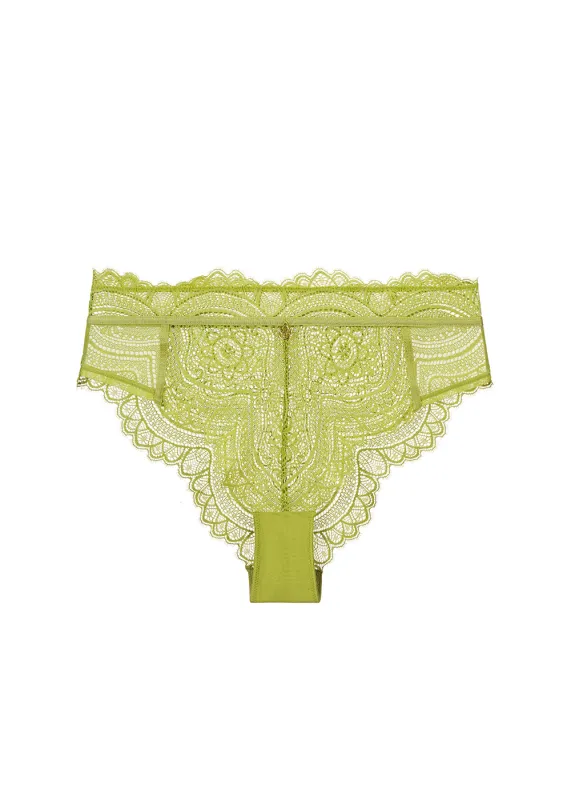 CONNIE Plus Sexy Green Lace Boyshort Panties sold by UCA Lingerie