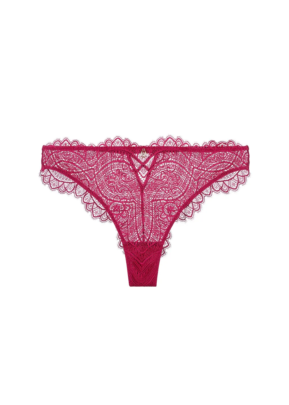 GLORIA Plus Sexy Plum Lace Tanga Panties sold by UCA Lingerie