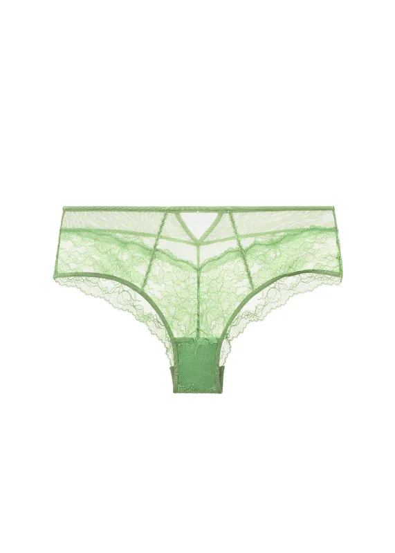 JANET Plus Green Lace Boyshort Panties sold by UCA Lingerie