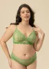 JANET Plus Green Lace Boyshort Panties sold by UCA Lingerie