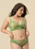 JANET Plus Green Lace Boyshort Panties sold by UCA Lingerie