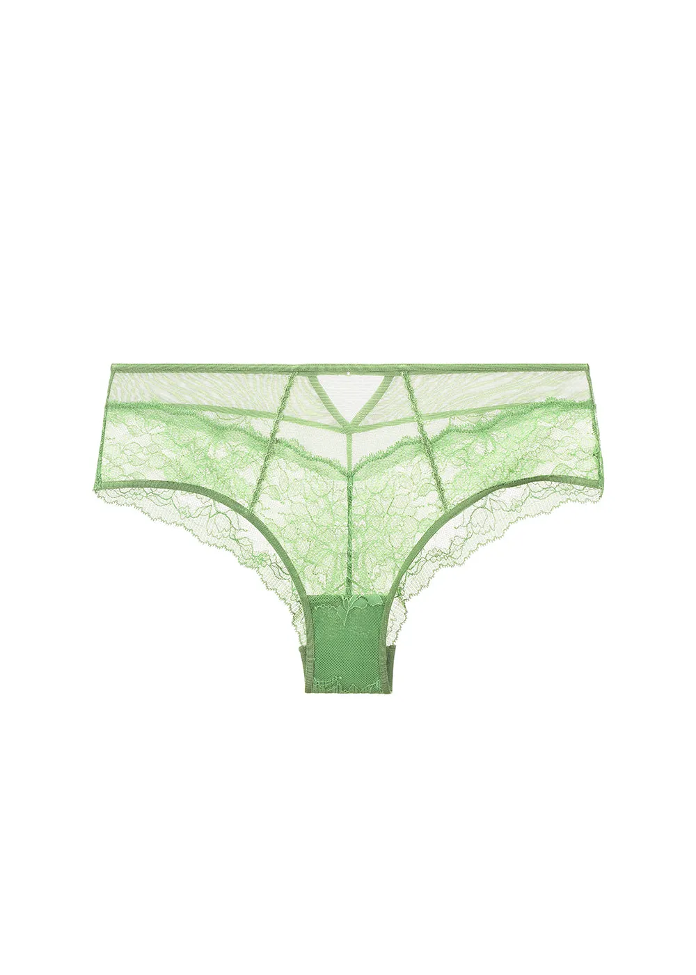 JANET Green Lace Boyshort Panties sold by UCA Lingerie product image thumbnail 5