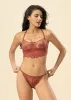 ROXANNE Brick Red Floral Lace Hipster Panties sold by UCA Lingerie