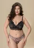 CHIARA Plus Seductive Lace Wireless Plunge Bra With Snake Print sold by UCA Lingerie