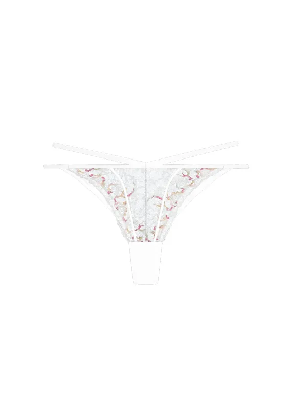 GLYNIS Plus Seductive Embroidery Lace Tanga Panties sold by UCA Lingerie