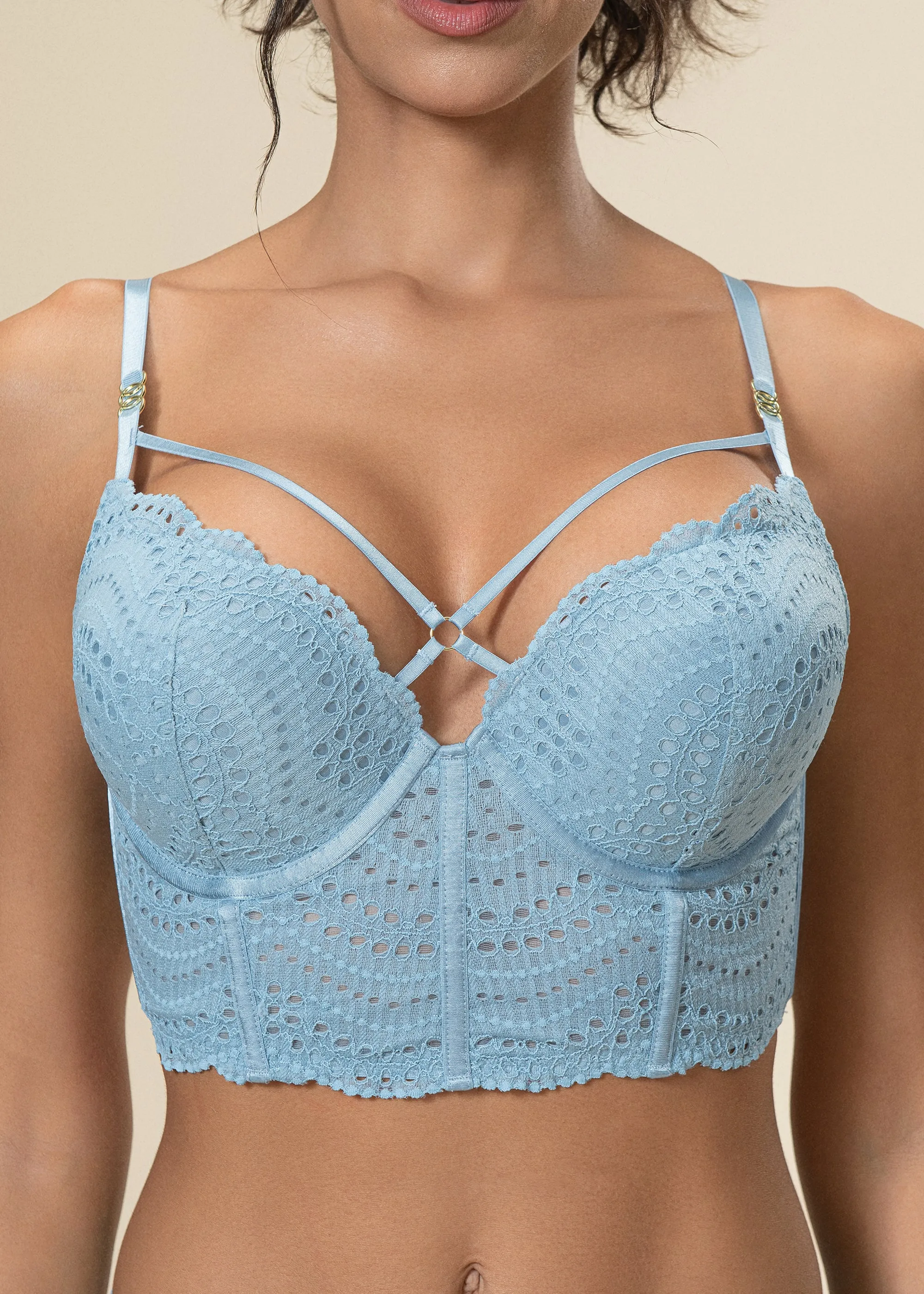 LILITH Geometric Lace Lingerie Set sold by UCA Lingerie product image thumbnail 4