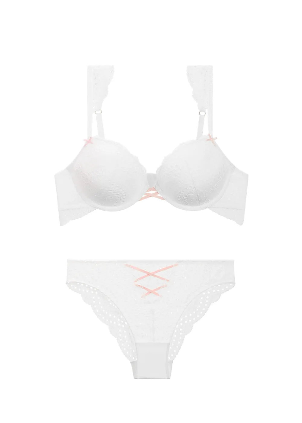 ARIA Lace Bra & Plus Panty Set sold by UCA Lingerie product image thumbnail 5