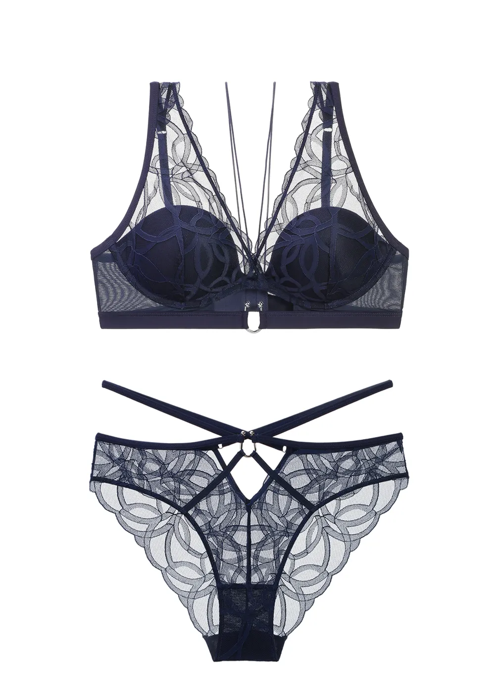 SALLY Lace Bra & Plus Panty Set sold by UCA Lingerie product image thumbnail 5