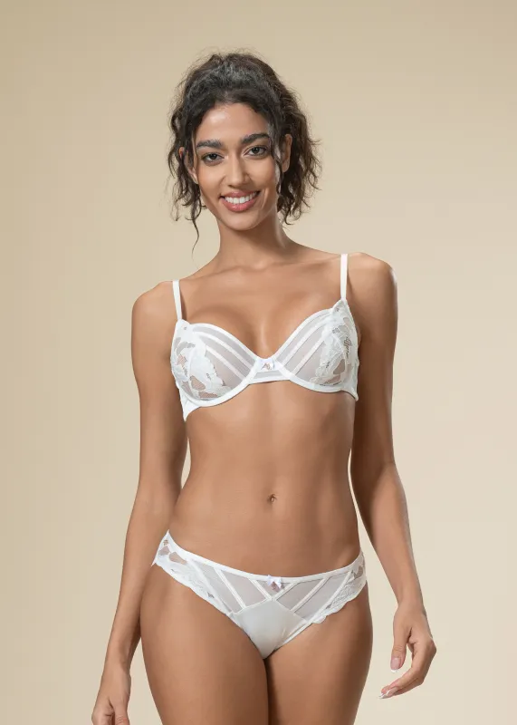 FLORA Lace Bra & Plus Panty Set sold by UCA Lingerie