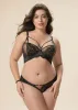 BELLA Black Lace Plus Bra & Panty Set sold by UCA Lingerie