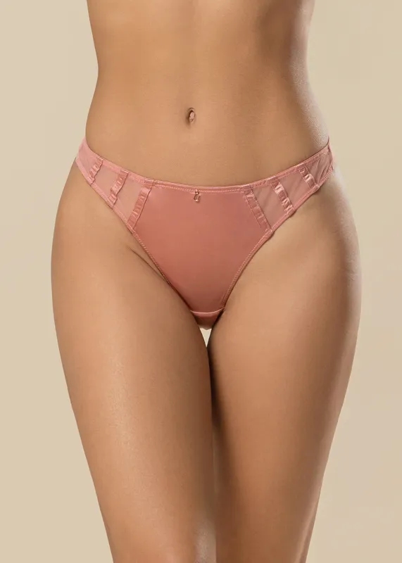 AVA Sexy Pink Mesh Tanga Panties sold by UCA Lingerie
