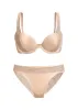 JOLIN Nude Floral Lace Bra & Plus Panty Set sold by UCA Lingerie