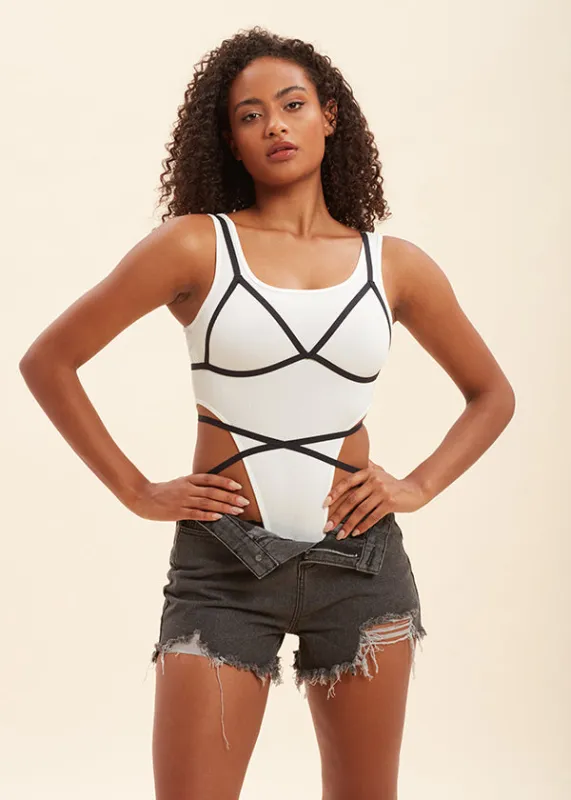 YIGOL Black Luxe Ouvert Bra made by UCA Lingerie
