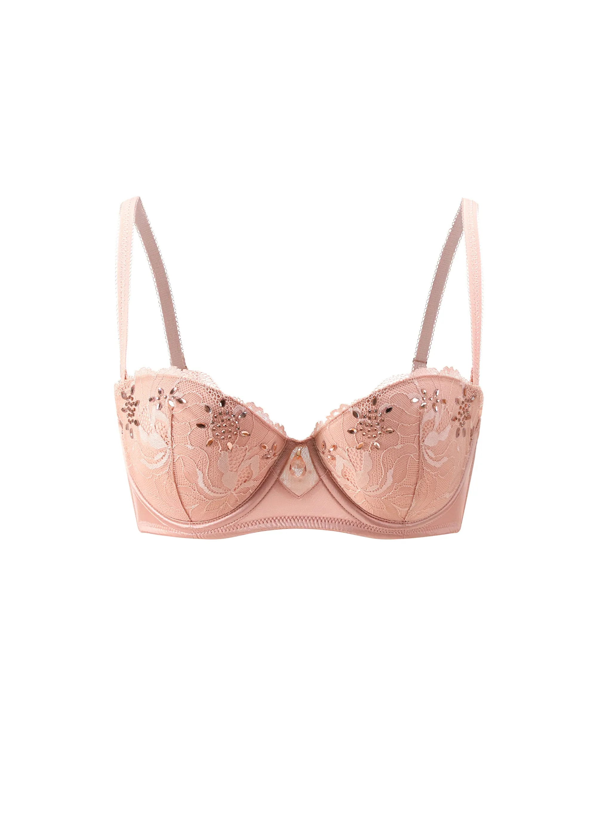 VALERIE Sparkling Soft Beige Balconette Bra sold by UCA Lingerie product image thumbnail 5