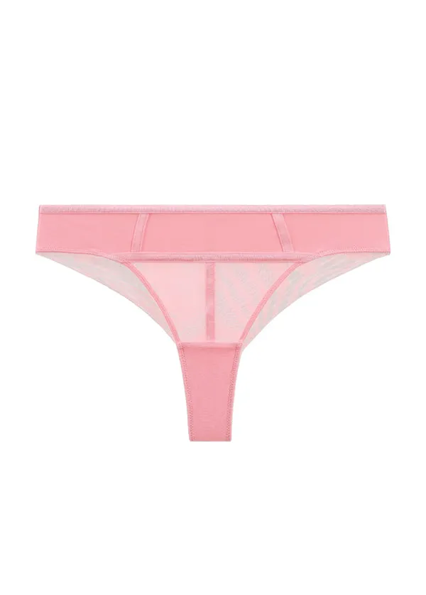 ANN Pink High-Waisted Mesh Hipster Panties sold by UCA Lingerie product image thumbnail 5