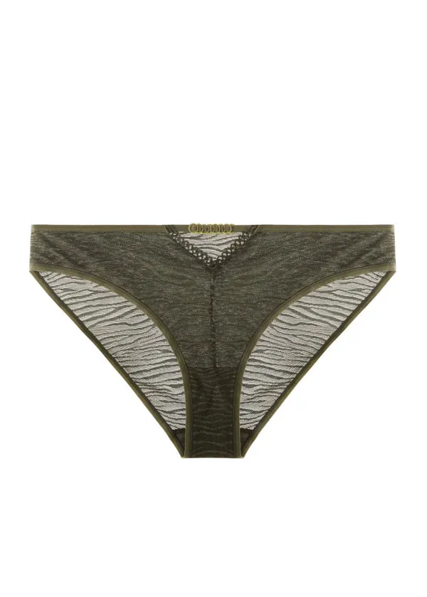 YOKO Zebra Mesh Brief Panties sold by UCA Lingerie product image thumbnail 5