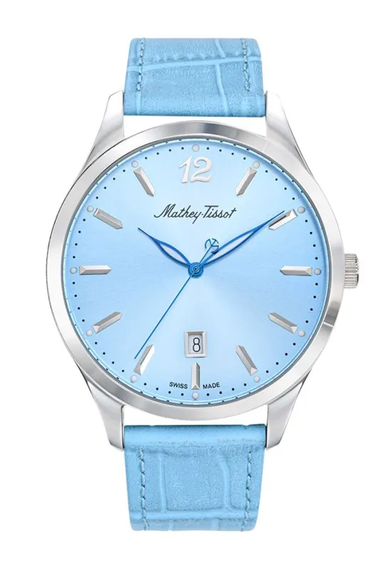 Urban Leather H411SKY made by Mathey-Tissot