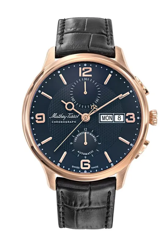 Edmond Chrono Auto H1886CHATPN made by Mathey-Tissot