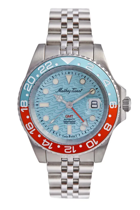GMT Automatic H903ATBO made by Mathey-Tissot