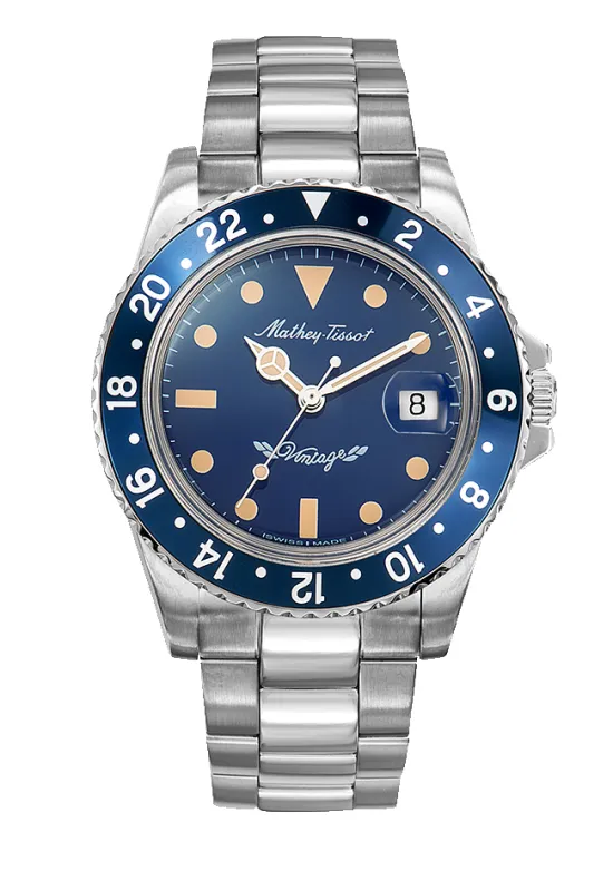 Mathy Vintage Automatic 40mm H900ATBU made by Mathey-Tissot
