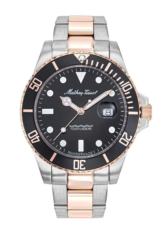 Mathy Vintage Quartz 42mm H901RN made by Mathey-Tissot