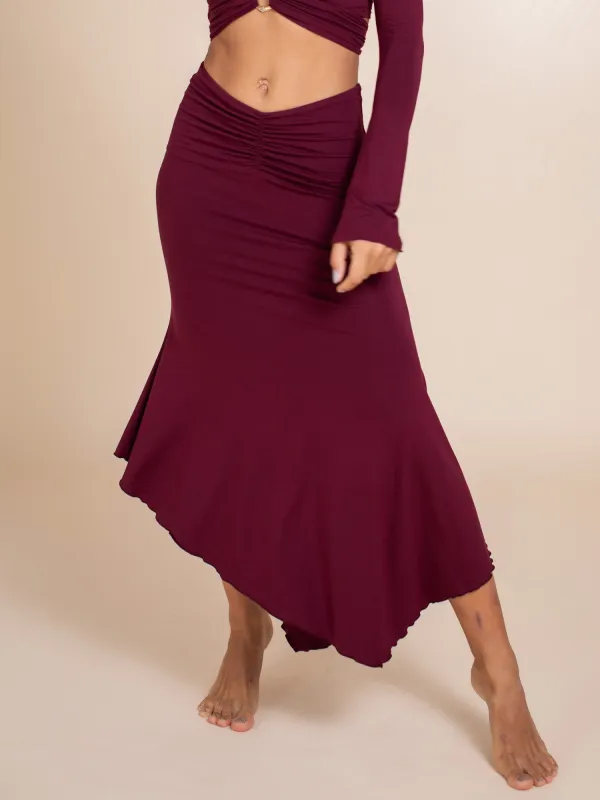 🎁 Sophia Reversible Midi Skirt - Cherry Stone (100% off) sold by The Royal Codes