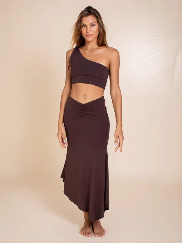 🎁 Sophia Reversible Midi Skirt - Cacao (100% off) sold by The Royal Codes