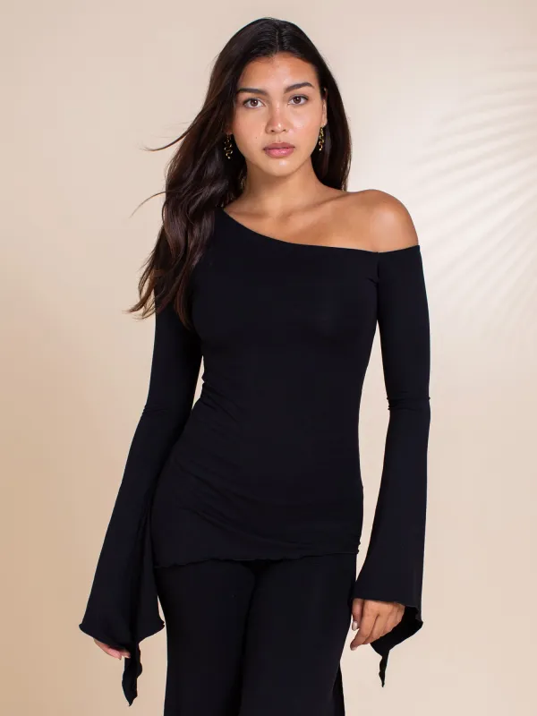 Carmen Top - Black Onyx sold by The Royal Codes