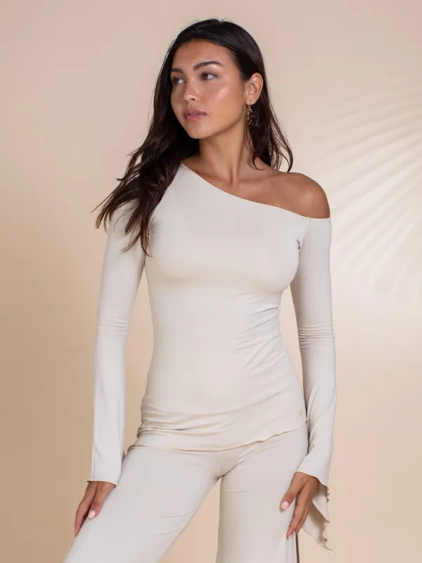 Carmen Top - Sandy Pearl sold by The Royal Codes