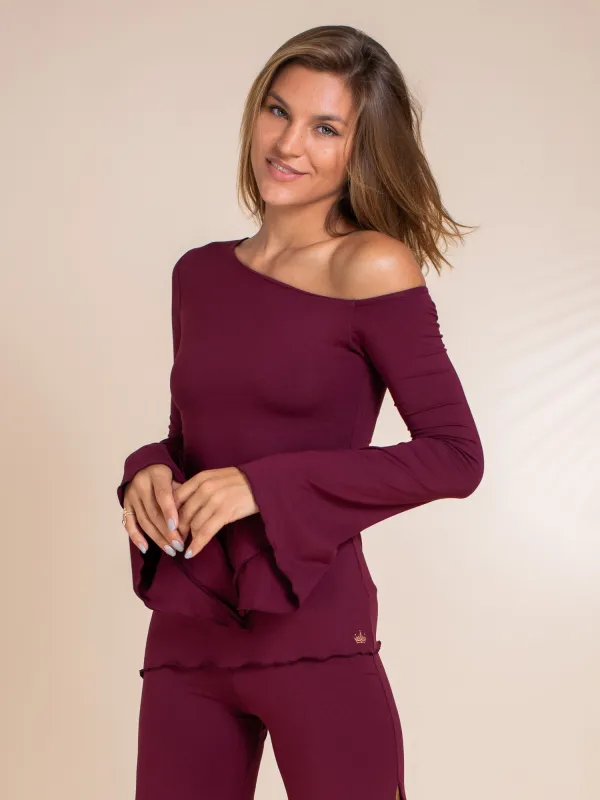 Carmen Top - Cherry Stone sold by The Royal Codes