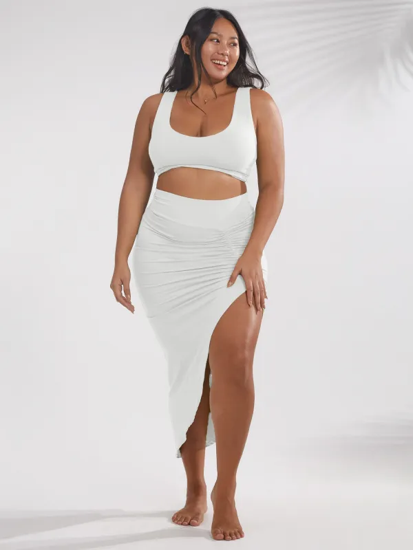 Isis Skirt - White Quartz sold by The Royal Codes