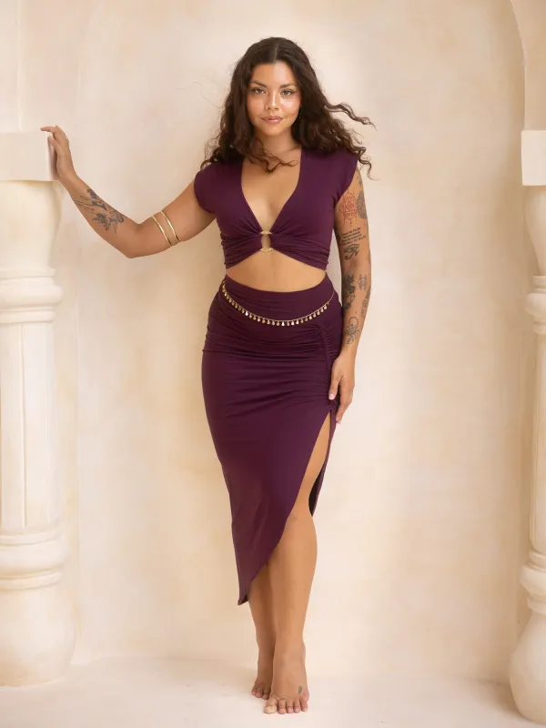 Isis Skirt - Amethyst Purple sold by The Royal Codes