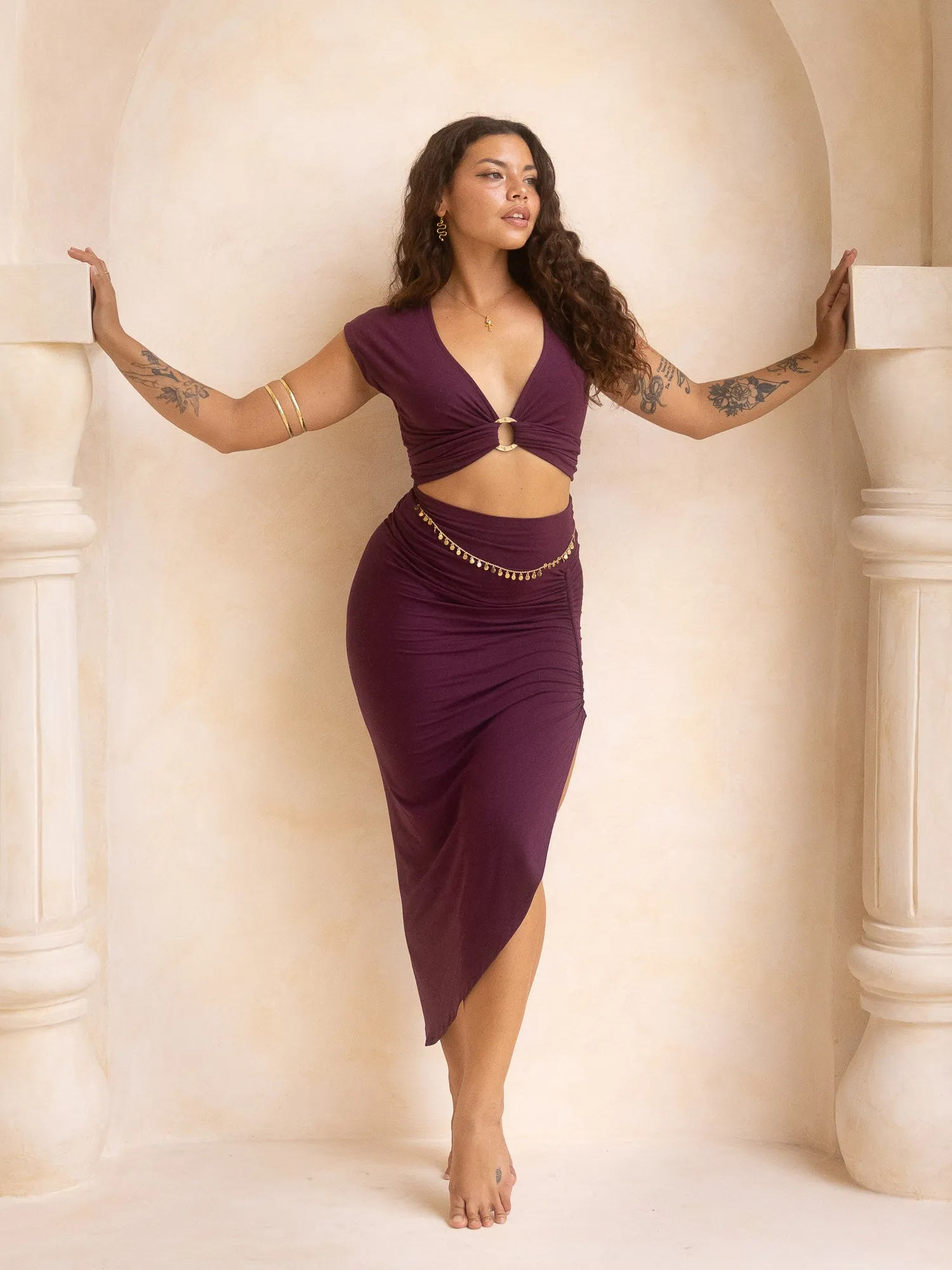 Isis Skirt - Amethyst Purple sold by The Royal Codes product image thumbnail 2