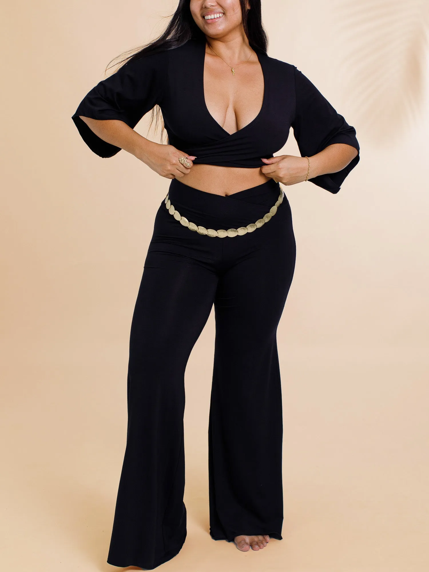 Freya Pant - Black Onyx sold by The Royal Codes product image thumbnail 5